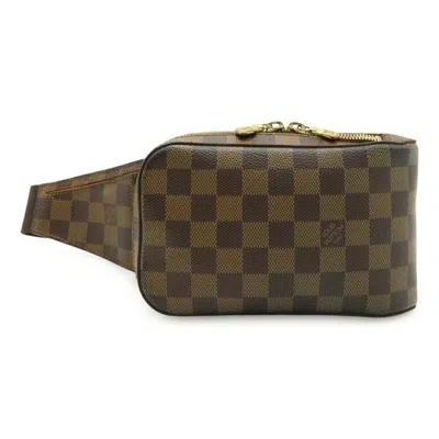Pre-owned Louis Vuitton Brown Damier Canvas Pouch Shoulder Bag Sling Bag ()