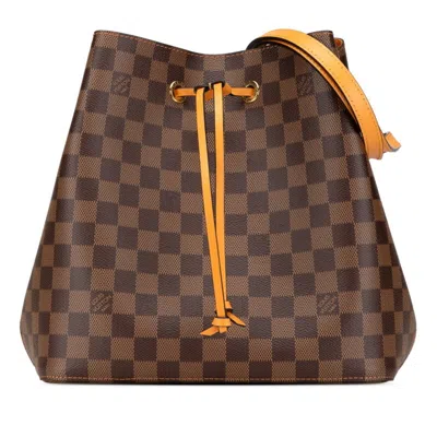 Pre-owned Louis Vuitton Brown Damier Canvas Pvc Leather Shoulder Bag ()