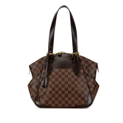 Pre-owned Louis Vuitton Brown Damier Canvas Pvc Leather Shoulder Bag () In Brown, Damier Canvas