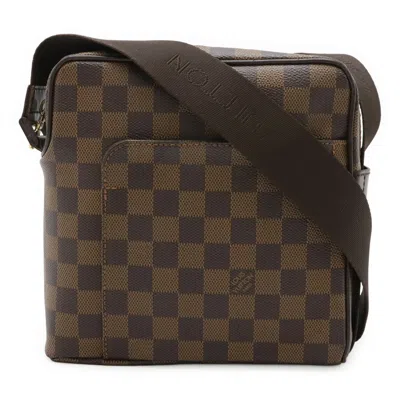 Pre-owned Louis Vuitton Brown Damier Canvas Pvc Pochette Shoulder Bag ()