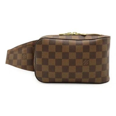 Pre-owned Louis Vuitton Brown Damier Canvas Pvc Pouch Shoulder Bag Sling Bag ()