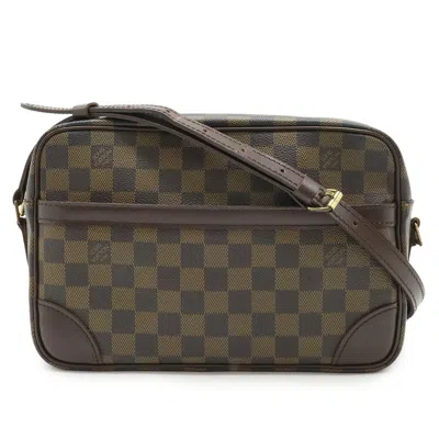 Pre-owned Louis Vuitton Brown Damier Canvas Pvc Shoulder Bag ()