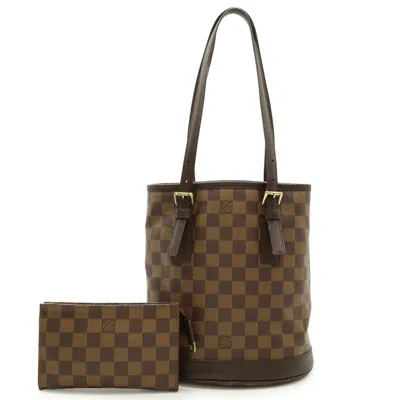 Pre-owned Louis Vuitton Brown Damier Canvas Pvc Shoulder Bag Tote Bag ()