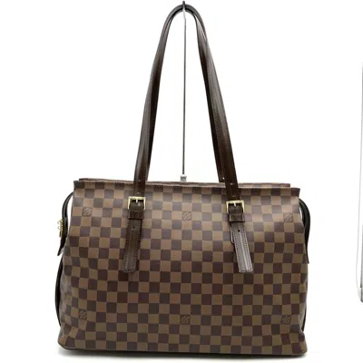 Pre-owned Louis Vuitton Brown Damier Canvas Shoulder Bag Tote Bag ()
