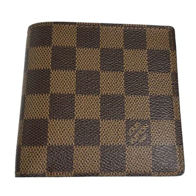 Pre-owned Louis Vuitton Brown Damier Canvas Wallet (bi-fold) ()