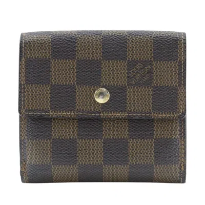 Pre-owned Louis Vuitton Brown Damier Canvas Wallet (bi-fold) ()