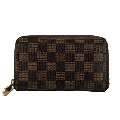 Pre-owned Louis Vuitton Brown Damier Canvas Wallet (bi-fold) ()