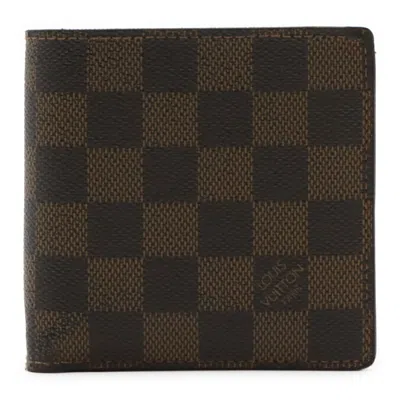 Pre-owned Louis Vuitton Brown Damier Canvas Wallet (bi-fold) ()