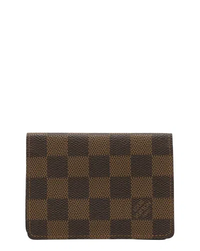 Louis Vuitton Brown Damier Card Case (authentic Pre-loved)