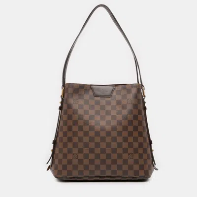 Pre-owned Louis Vuitton Brown Damier Ebene Cabas Rivington