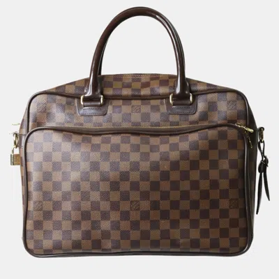 Pre-owned Louis Vuitton Brown Damier Ebene Canvas Icare Briefcase