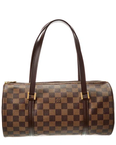 Pre-owned Louis Vuitton Brown Damier Ebene Canvas Papillon 30 (authentic Pre-loved)