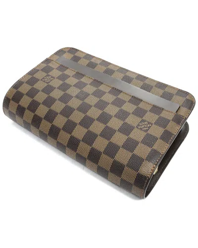 Pre-owned Louis Vuitton Brown Damier Ebene Canvas Saint Louis (authentic )