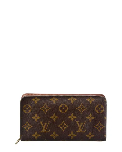 Pre-owned Louis Vuitton Brown Damier Ebene Canvas Wallet (authentic Pre-loved)