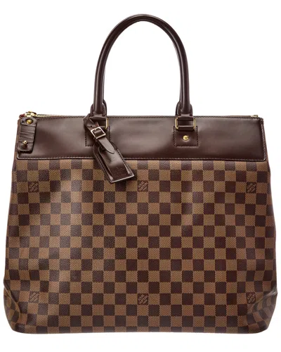 Pre-owned Louis Vuitton Brown Damier Ebene Coated Canvas Greenwich Pm (authentic Pre-loved)
