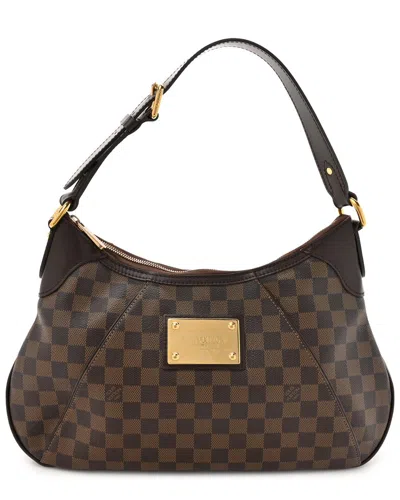 Pre-owned Louis Vuitton Brown Damier Ebene Coated Canvas Thames (authentic Pre-loved)