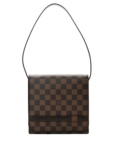 Pre-owned Louis Vuitton Brown Damier Ebene Coated Canvas Tribeca Mini (authentic Pre-  Loved)