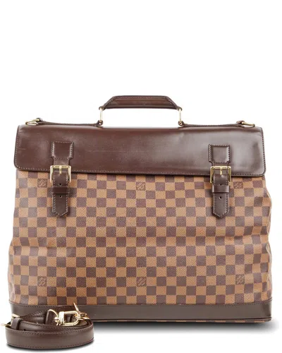 Pre-owned Louis Vuitton Brown Damier Ebene Coated Canvas West End Pm (authentic Pre-  Owned)
