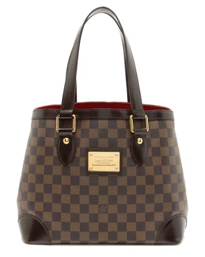 Pre-owned Louis Vuitton Brown Damier Ebene Hampstead Pm (authentic Pre-loved)