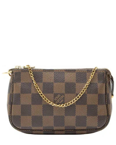 Louis Vuitton Brown Damier Ebene Mini Pochette Accessoires (authentic Pre-  Loved)