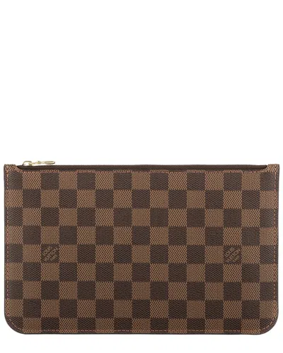 Pre-owned Louis Vuitton Brown Damier Ebene Neverfull Pochette, Never Carried (authentic  Pre-loved)