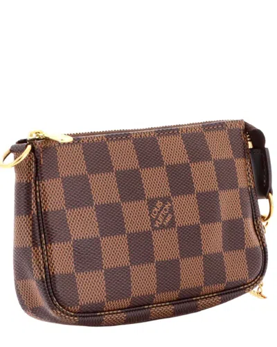 Louis Vuitton Brown Damier Ebene Pochette Accessoires Mini (authentic Pre-  Loved)