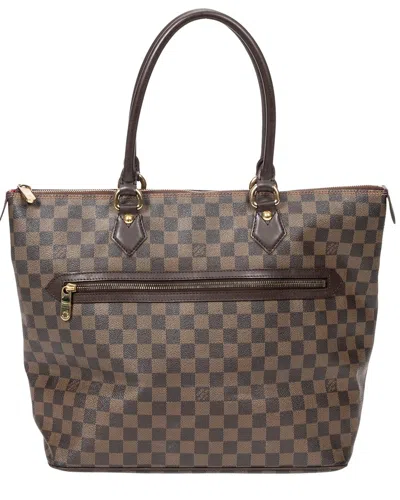 Louis Vuitton Brown Damier Ebene Saleya Gm (authentic Pre-loved)
