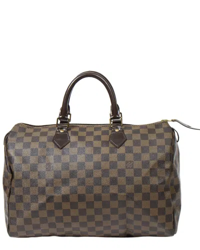 Pre-owned Louis Vuitton Brown Damier Ebene Speedy (authentic Pre-loved)
