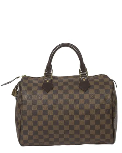 Pre-owned Louis Vuitton Brown Damier Ebene Speedy (authentic Pre-loved)