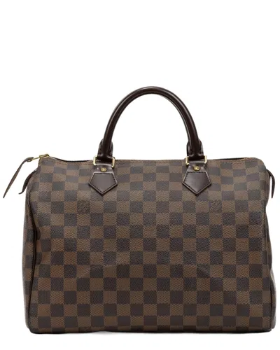 Pre-owned Louis Vuitton Brown Damier Ebene Speedy (authentic Pre-loved)