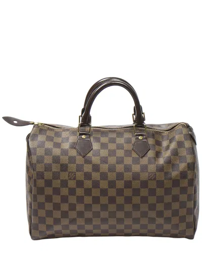 Louis Vuitton Brown Damier Ebene Speedy (authentic Pre-loved)