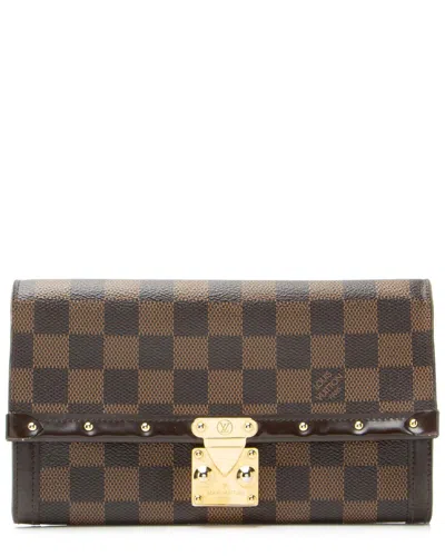 Louis Vuitton Brown Damier Ebene Venice Wallet (authentic Pre-loved)