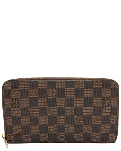 Louis Vuitton Brown Damier Ebene Zippy Organizer Wallet (authentic Pre-loved)