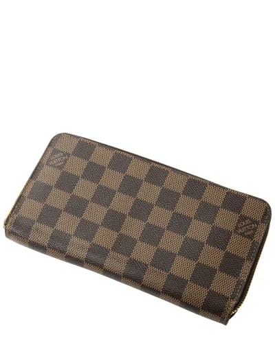 Louis Vuitton Brown Damier Ebene Zippy Wallet (authentic Pre-loved)