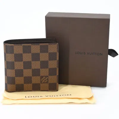 Pre-owned Louis Vuitton Brown Damier Graphite Wallet (bi-fold) ()