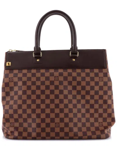 Pre-owned Louis Vuitton Brown Damier Greenwich Travel Bag Pm (authentic Pre-loved)