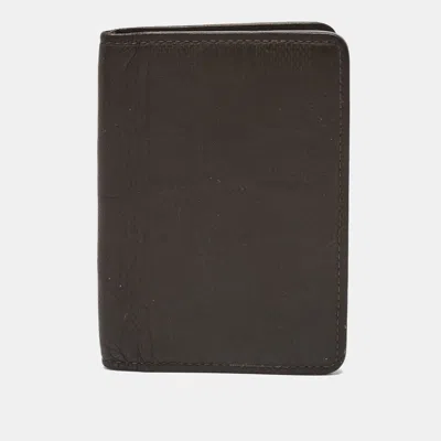 Pre-owned Louis Vuitton Brown Damier Infini Leather Pocket Organizer