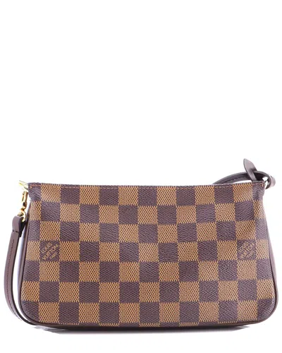 Pre-owned Louis Vuitton Brown Damier Pochette Accessoires Nm (authentic Pre-loved)