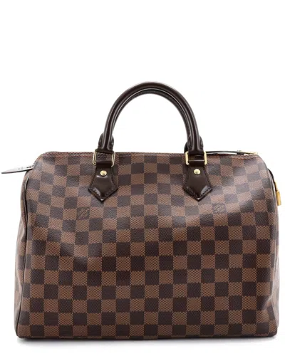 Pre-owned Louis Vuitton Brown Damier Speedy 30 (authentic Pre-loved)