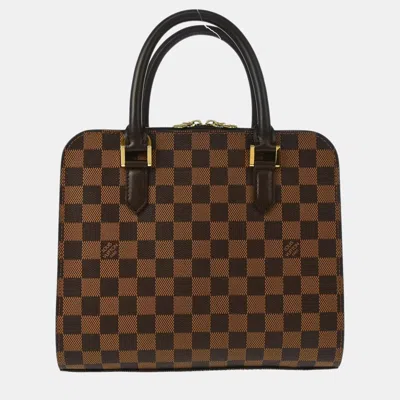 Pre-owned Louis Vuitton Brown Damier Triana Handbag