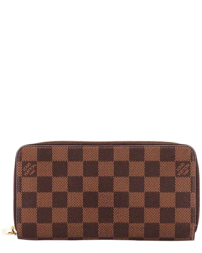 Pre-owned Louis Vuitton Brown Damier Zippy Wallet (authentic Pre-loved)