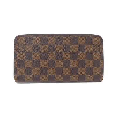 Pre-owned Louis Vuitton Brown Ebene Coated Canvas Coin Purse/coin Case ()