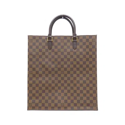 Pre-owned Louis Vuitton Brown Ebene Coated Canvas Eco-bag Handbag Tote Bag ()