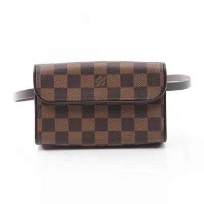 Pre-owned Louis Vuitton Brown Ebene Coated Canvas Leather Fanny Pack Sling Bag ()