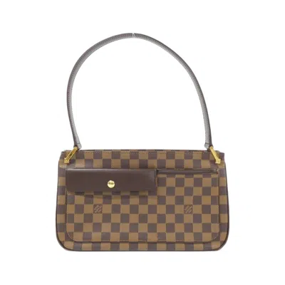 Pre-owned Louis Vuitton Brown Ebene Coated Canvas Shoulder Bag ()