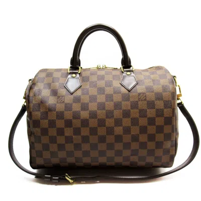Pre-owned Louis Vuitton Brown Ebene Damier Canvas Handbag Shoulder Bag () In Brown, Ebene