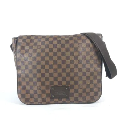 Pre-owned Louis Vuitton Brown Ebene Damier Canvas Messenger Bag Shoulder Bag () In Brown, Ebene