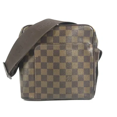 Pre-owned Louis Vuitton Brown Ebene Damier Canvas Pochette Shoulder Bag ()