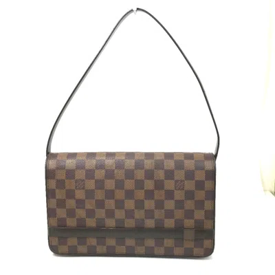 Pre-owned Louis Vuitton Brown Ebene Damier Canvas Shoulder Bag ()