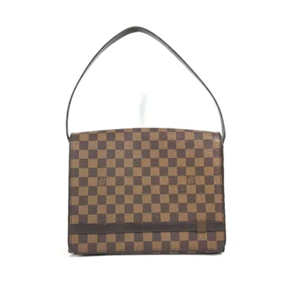Pre-owned Louis Vuitton Brown Ebene Damier Canvas Shoulder Bag Tote Bag ()